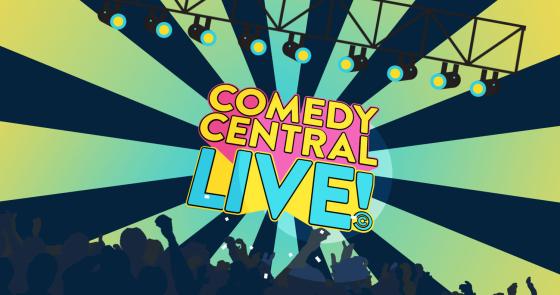 Energia di un pubblico in festa per uno spettacolo di Comedy Central Live.